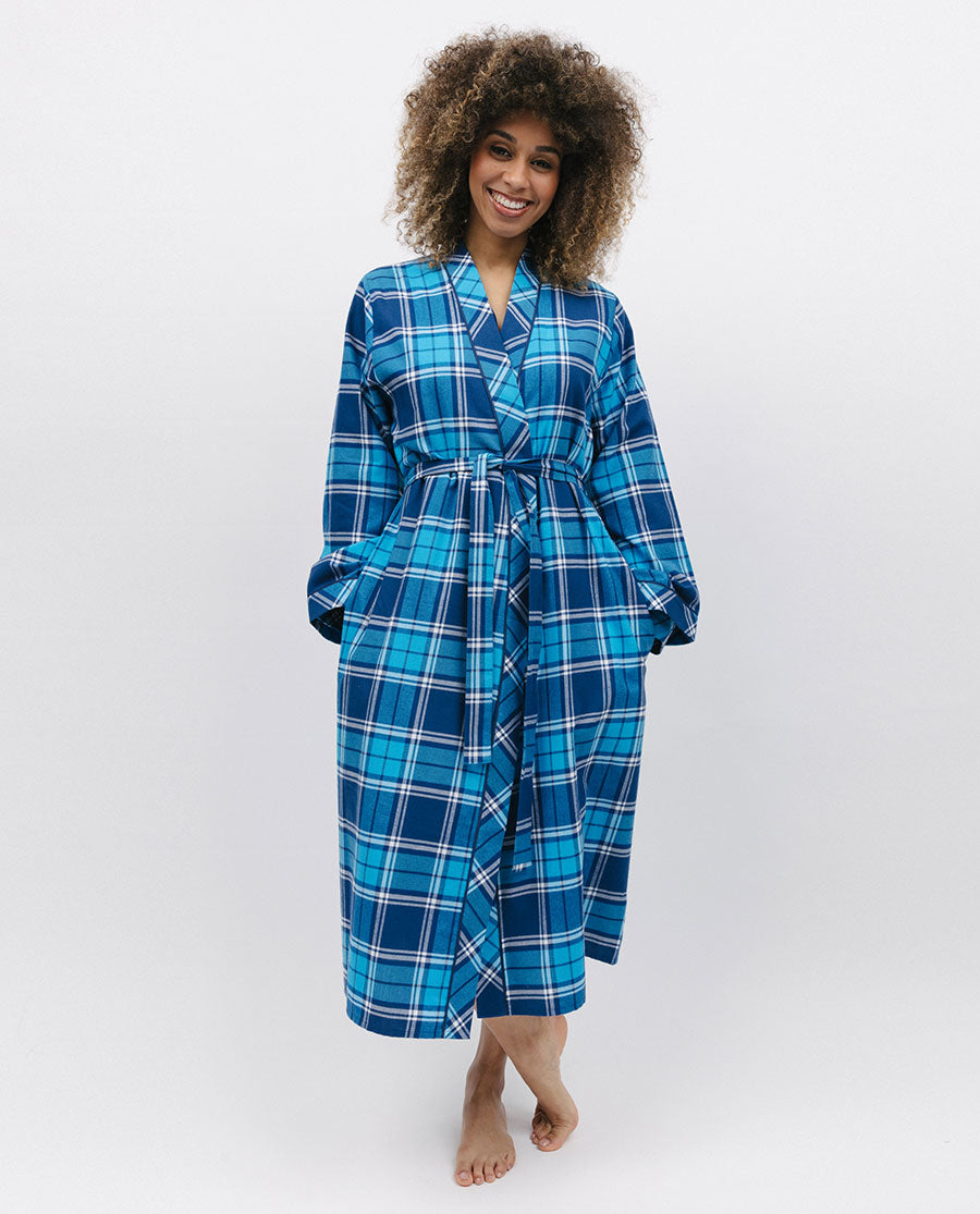 Women's Terry Royal Blue Bathrobe, Kimono Style, Wholesale Bathrobes, Spa  Robes, Kids Robes, Cotton Robes — RobesNmore